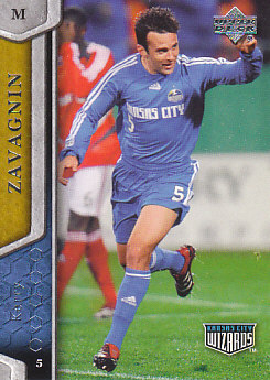 Kerry Zavagnin Kansas City Wizards UD MLS 2007 #61